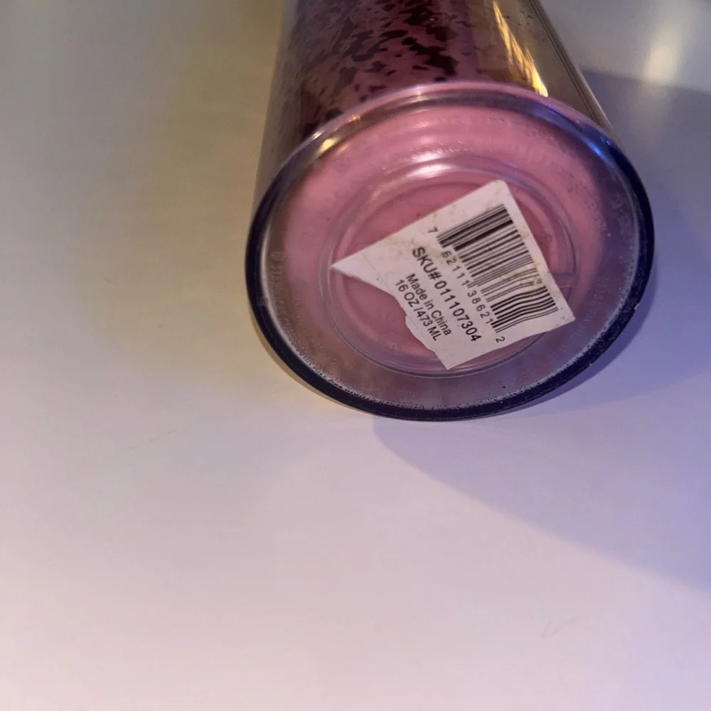 Starbucks Coffee Tumbler Pink Gold Foil Tumbler Grande 16oz Limited Edition 2019 - Picture 3 of 4
